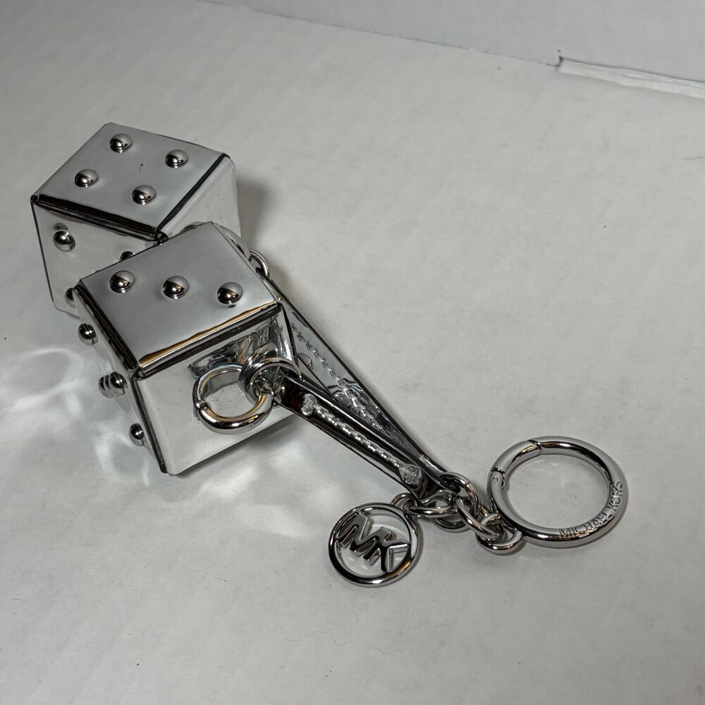 Michael Kors Giftable Dice Keychain Bag Charm Women Gift Accessory Key Ring Fob